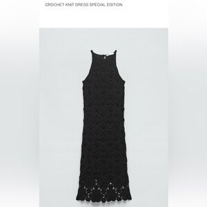 Zara new with tag limited edition crochet dress